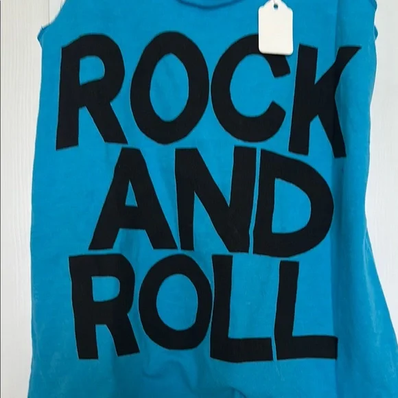 Blue Rock and Roll Tank Top - Picture 3 of 5